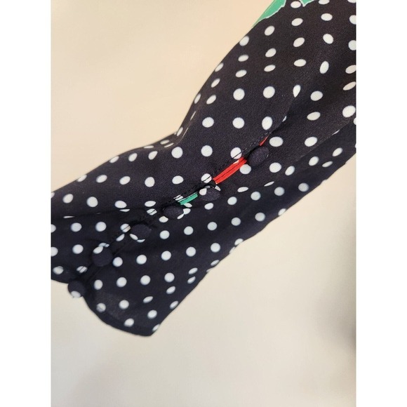 NWT AMUR Dalilah Tier Mini Dress Size 4 Black Pop Dot FC401 - Picture 6 of 11